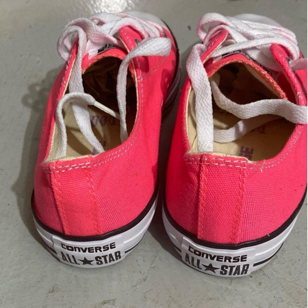 Converse All Day Star Low Astral Pink/White/Black Size M6 W8 - Picture 4 of 6